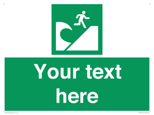 Custom Safe Condition Tsunami evacuation area